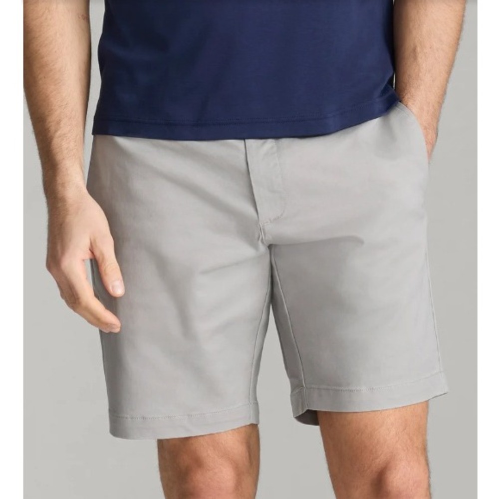 UNTUCKit 9" Stretch Chino‎ Shorts Men's Size 36 Gray Classic Preppy Casual GUC